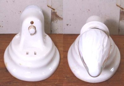 画像1:  "Ceramic" Antique Country Candle Lamp