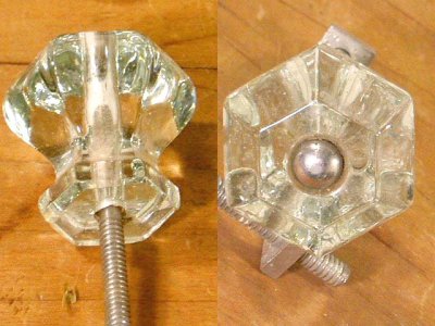 画像1: Antique "Glass" Cabinet Knob