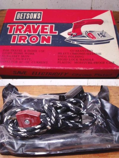 画像3: Vintage "BETSON'S" FOLDING TRAVEL IRON