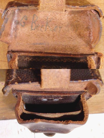 画像2: 1930-40's Leather "Belt Pouch"