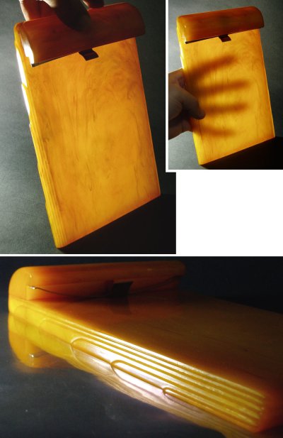 画像2: 1930's English ART DECO "SKYSCRAPER" Bakelite Note Pad