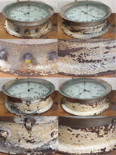 画像3: 1920-30's "Boiler Room" Cast Iron Clock