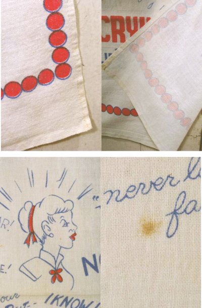 画像3: 50's Vintage "Mom's Crying Towel"