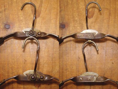 画像3: 2-sets "GOOD FORM" Folding Steel Jacket Hanger