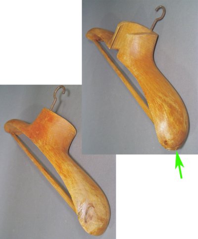 画像1: 1920-30's French Solid Wood Hanger