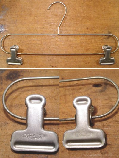 画像1: 1950-60's "Clip" Steel Pants Hanger