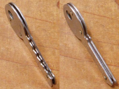 画像3: "KEY"-shape Folding MINI Steel Knife