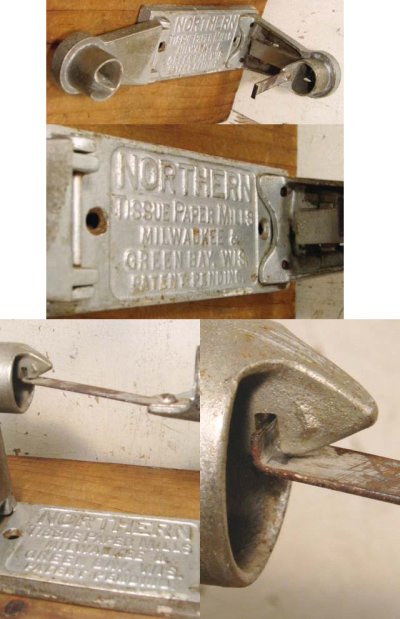 画像2:  1900-1920's Cast Iron "Mechanical" Toilet Paper Holder