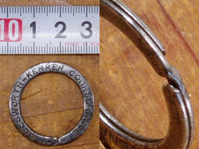 画像2: "☆ ELLSWORTH-KERKER CO. ☆" Advertising Key Ring