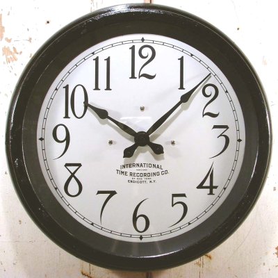 画像1: 1920-30's N.Y. "IBM" Gallery Wall Clock