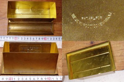 画像2: "Advertising" Brass Pen Holder＆Desk Organizer