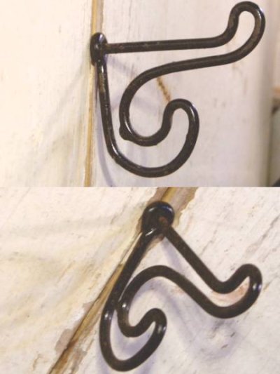 画像2: 5 Steel Wire "Hat" Hook