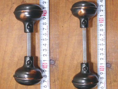 画像2:  Antique Steel Doorknob