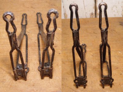 画像2: PAIR Steel Wire "Shabby" Wall Shelf Brackets 