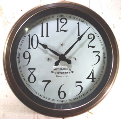 画像1: 1920's N.Y. "IBM" Gallery Wall Clock