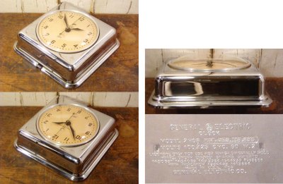 画像3: 40's G.E. "Chrome" Antique Kitchen Clock