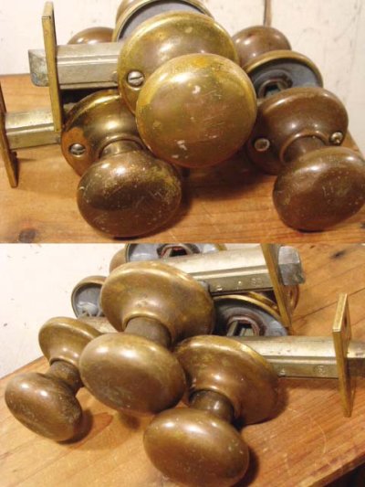 画像1:  Vintage "Kwikset" Doorknob 3 sets