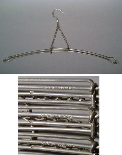 画像1: 1900-20's "Traveling" Metal Shirts 5 Hangers w/ BOX