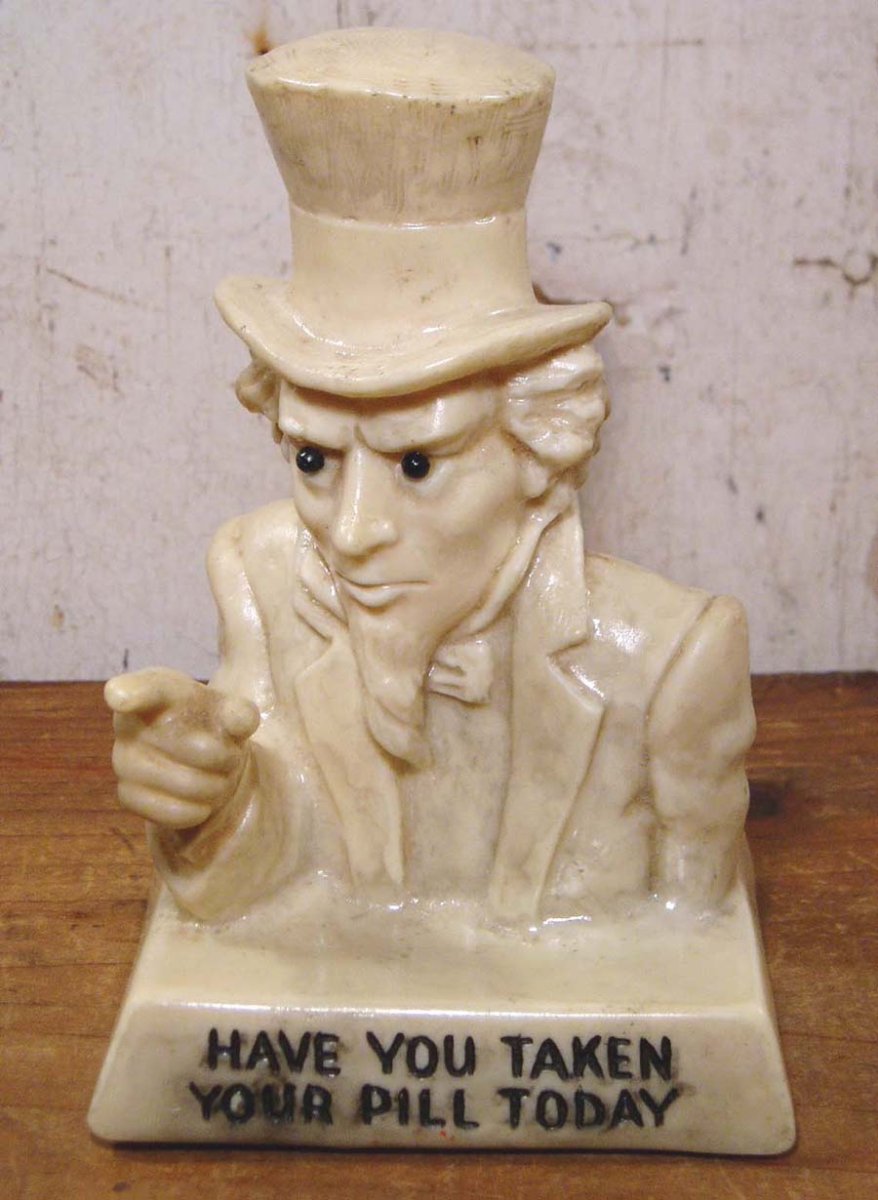 画像1: Early 1970's Message Doll "Uncle Sam"？ (1)