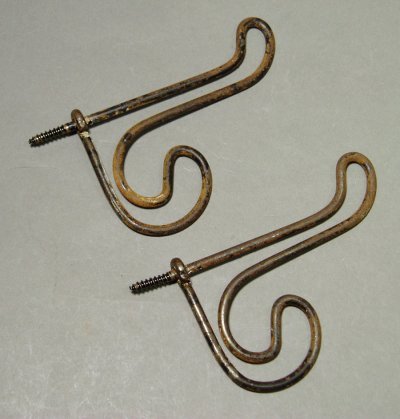 画像1: Twisted Steel Wire Hook 2本set 
