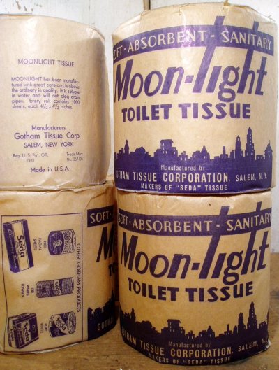 画像2: 1930's Art Deco "Moon-Light" TOILET TISSUE