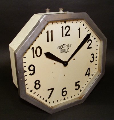 画像1: 1920-30's French Art Déco "BRILLIE" Wall Clock