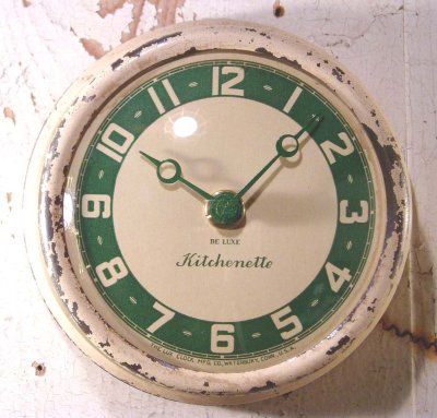画像1: Shabby "MINI" Kitchen Clock