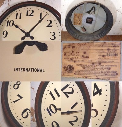 画像2: 1930's N.Y. "IBM" Gallery Wall Clock