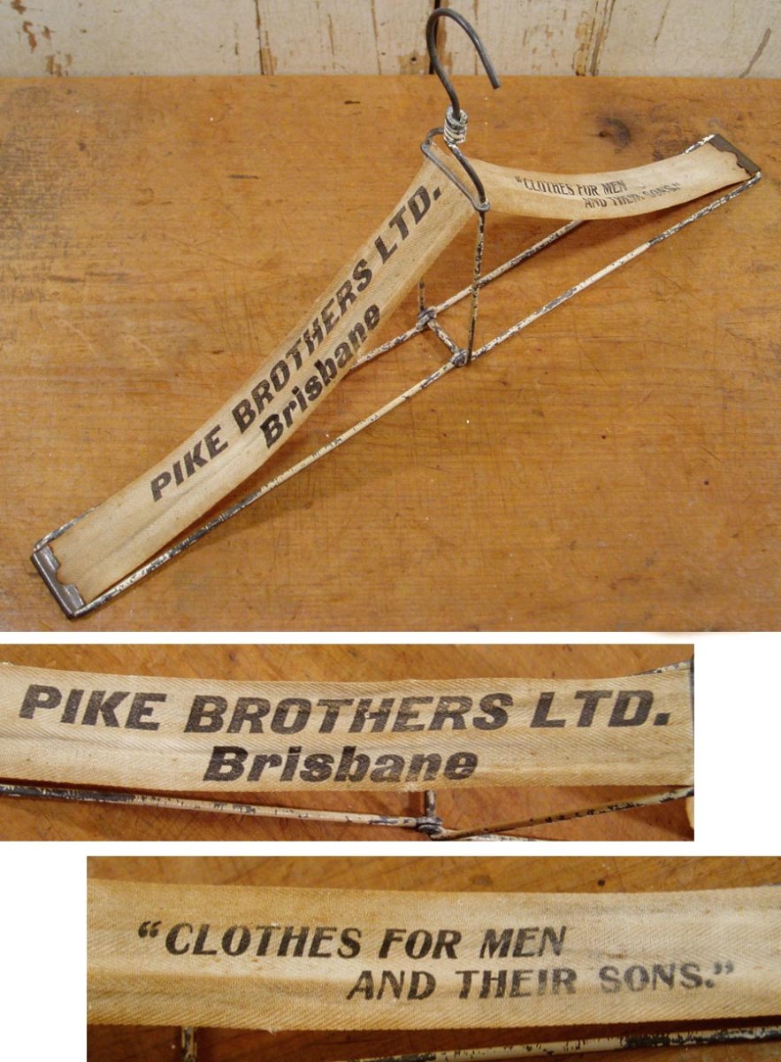 画像1: 1920-30's "Shabby" Advertising Folding Hanger  (1)