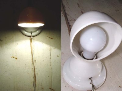 画像2: 1930's Ceramic Bathroom Lamp 