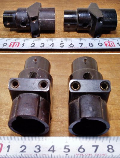画像2: 【処分品】  2-sets French Electric Bakelite Socket Splitter