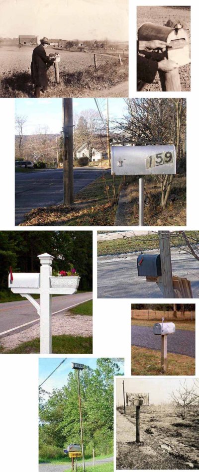 画像3: Early 1920's "Galvanized Steel " RURAL U.S. MAILBOX