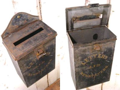 画像1: 1910-20's "Shabby" Letter Box