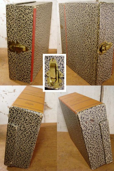 画像3: 2-sets 1930-40's Office File Box＆1 Hole Paper Punch