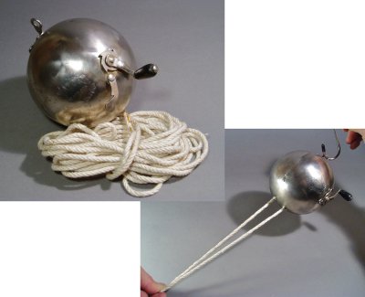 画像3: 1910's "SATURN" Steel Clothes-Line Reel