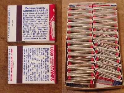 画像2: 1960's "Kennedy Stamp"＆"Adv" 48-Book Matches