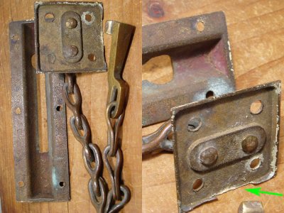 画像3: "Solid Brass" Slide Chain Door Lock