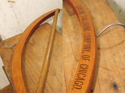 画像2: 1910-30's "Advertising" Wood Hanger