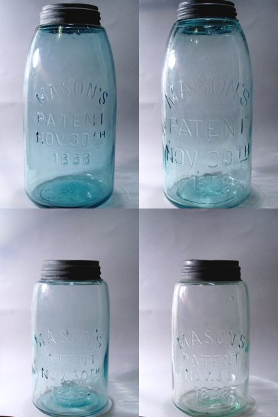 画像1: Around-1900's "MASON" Glass Canning Jar【6-sets + Opener 】