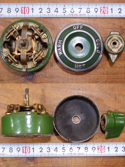 画像2: 1920-30's "GREEN" Porcelain Base Turn Switch