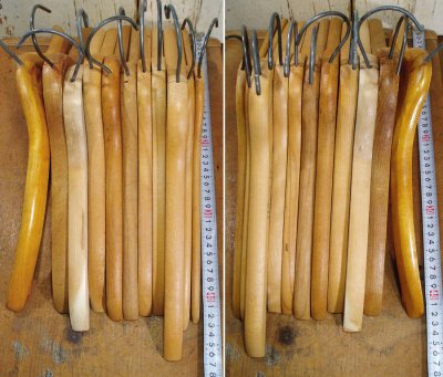 画像3: 11-sets "Advertising" Wood Hanger 