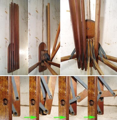 画像1: 1900-20's "WOOD" Wall Clothes Rack