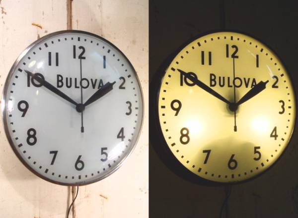 画像1: 50's Vintage BLOVA "Light clock" White Dial (1)