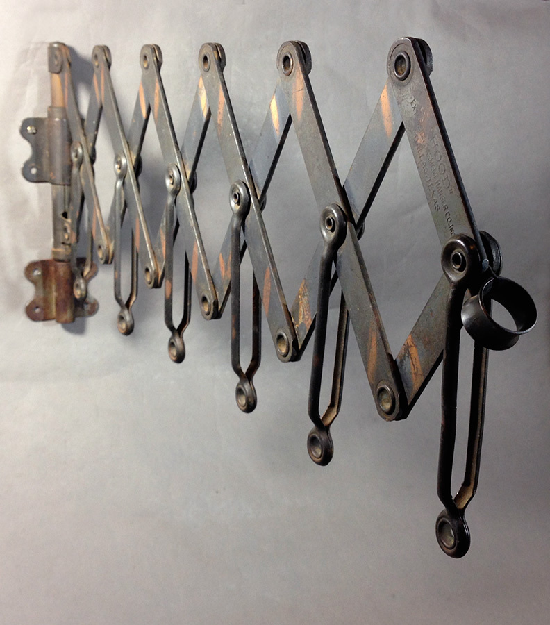 画像1: 1920's "EXTENSION" Steel Garment Hanger Rack (1)