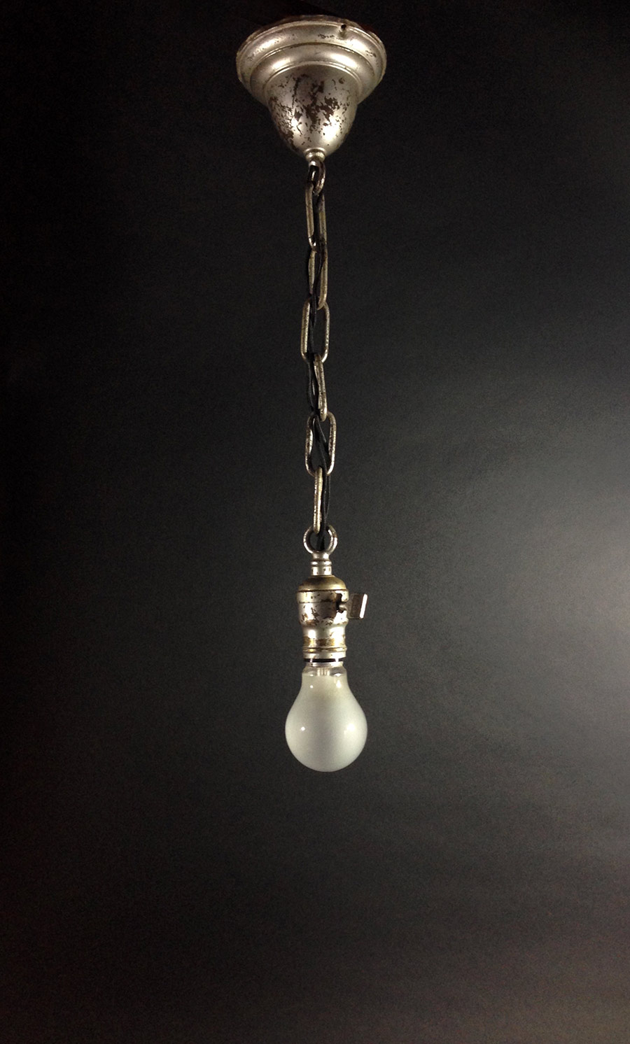 画像1: 1920-30's Chain Pendant Lamp (1)