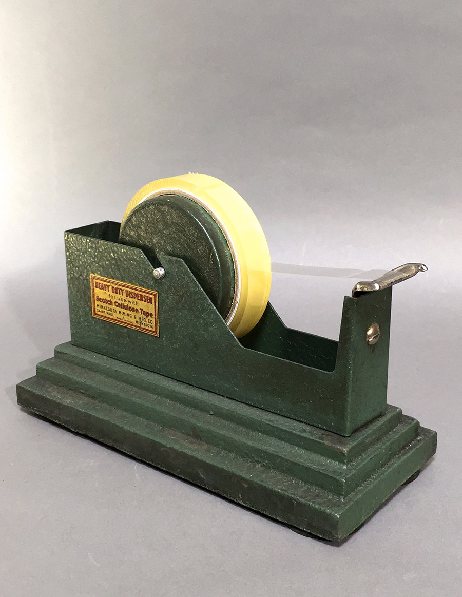 "HEAVY DUTY !!" 1940's【Scotch】Iron Tape Dispenser F U N N Y S U P P L Y