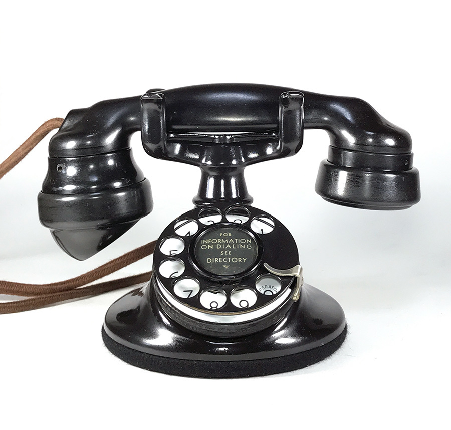 実働品 -1920's 【Western Electric】Telephone with Ringer Box 