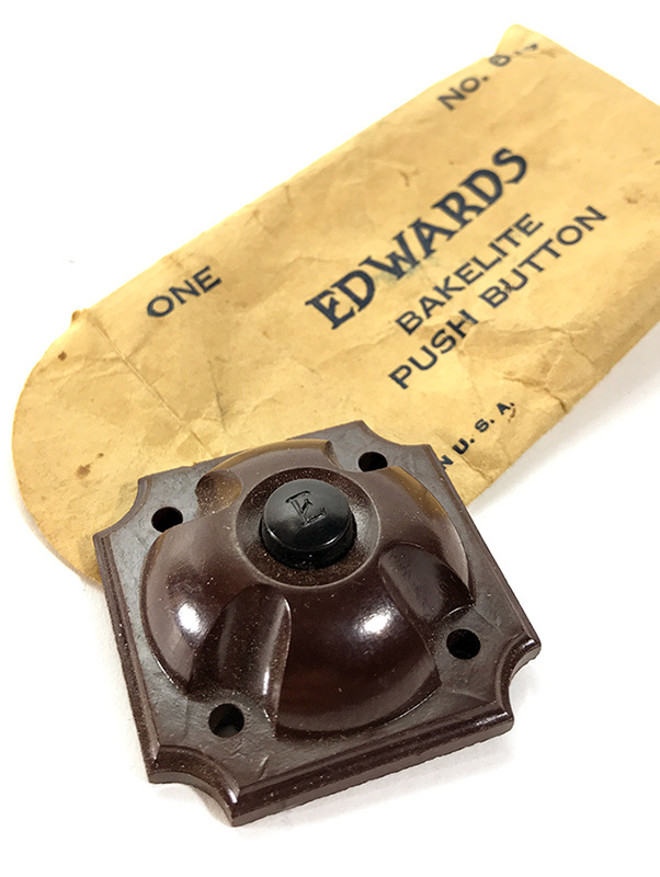 画像1: 1930's Bakelite Bell Switch【DEAD-STOCK】 (1)