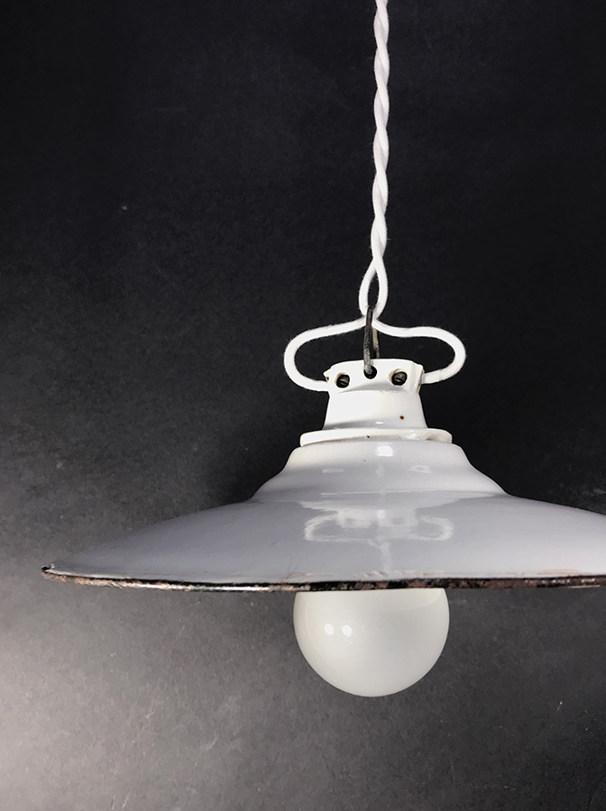 画像1: German-Deco "Enamel" Pendant Lamp (1)