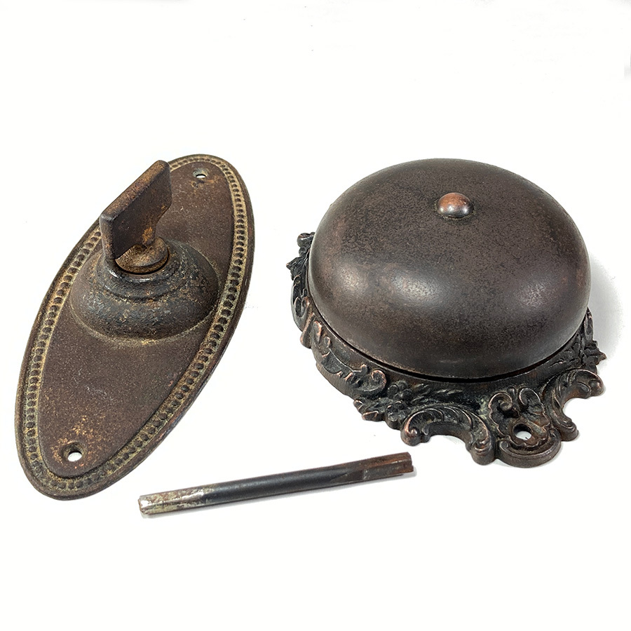 画像1: 1880-1900's Cast Iron Doorbell (1)